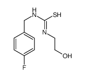 1-(4-氟苄基)-3-(2-羟乙基)硫脲 结构式