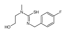 Thiourea, N'-[(4-fluorophenyl)methyl]-N-(2-hydroxyethyl)-N-methyl- 结构式