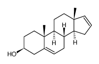 雄甾-5,16-二烯-3β-醇 结构式