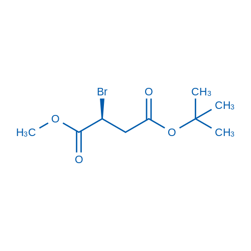 (S)-4-叔丁基 1-甲基 2-溴琥珀酸酯 结构式