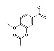 2-甲氧基-5-硝基苯基乙酸酯 结构式