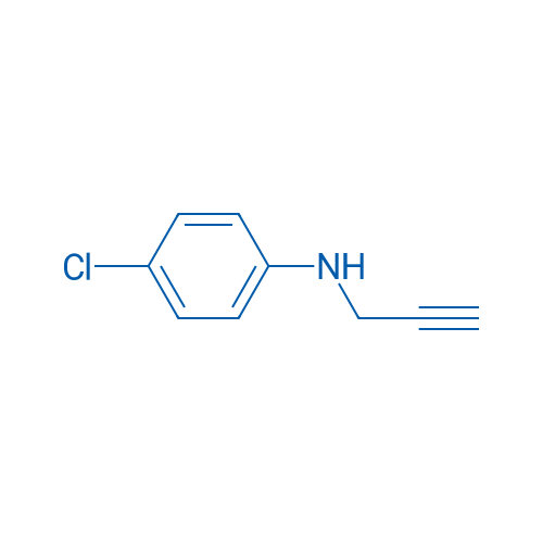 4-氯-N-(丙-2-炔-1-基)苯胺 结构式