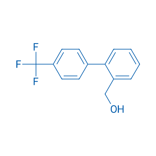 (4'-TRIFLUOROMETHYL-BIPHENYL-2-YL)-METHANOL 结构式