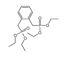 P,P'-[(1,2-亚苯基)二(亚甲基)]二膦酸四乙酯 结构式