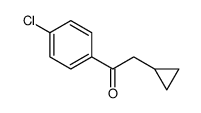 1-(4-氯苯基)-2-环丙基乙酮 结构式