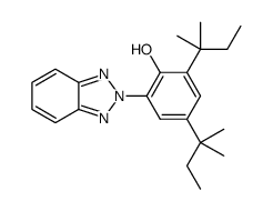 2-(2H-苯并三唑-2-基)-4,6-二叔戊基苯酚 结构式