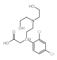 2,4-二氯苯氧乙酸三乙醇胺盐 结构式