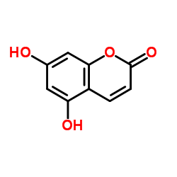 5,7-二羟基香豆素 结构式