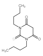 1,3-二-正-丁基-2-硫代巴比妥酸 结构式