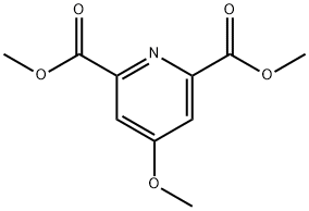 4-甲氧基吡啶-2,6-二甲酸二甲酯 结构式