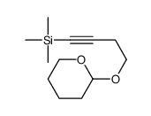 Tetrahydro-2-[[4-(trimethylsilyl)-3-butyn-1-yl]oxy]-2H-Pyran 结构式