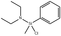 1-氯-N,N-二乙基-1-甲基-1-苯基硅胺 结构式
