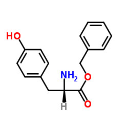 L-酪氨酸苄基酯 结构式