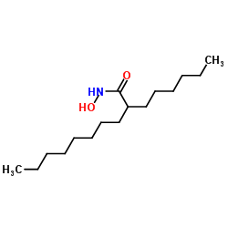 Decanamide, 2-hexyl-N-hydroxy- 结构式