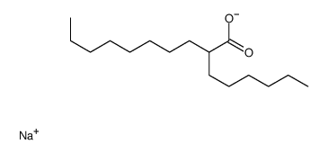 2-己基癸酸钠 结构式