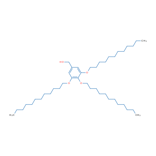 Benzenemethanol, 3,4,5-tris(dodecyloxy)- 结构式