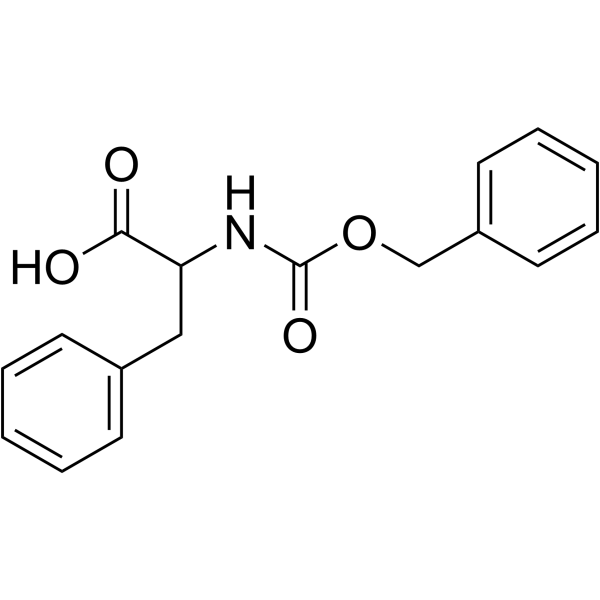 N-苄氧羰基-L-苯丙氨酸 结构式