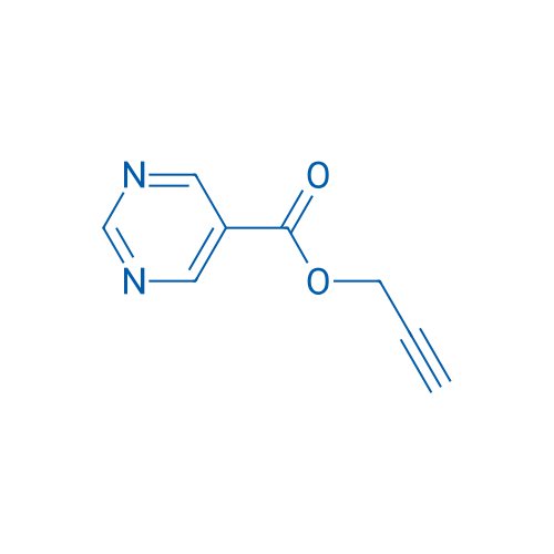 5-Pyrimidinecarboxylic acid, 2-propynyl ester 结构式