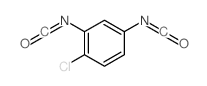 1-氯-2,4-二异氰酸根合苯 结构式