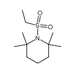 1-(乙基磺酰基)-2,2,6,6-四甲基哌啶 结构式