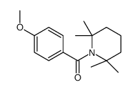 Methanone, (4-methoxyphenyl)(2,2,6,6-tetramethyl-1-piperidinyl)- 结构式