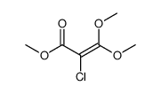 2-氯-3,3-二甲氧基丙烯酸甲酯 结构式
