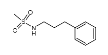 N-(3-phenylpropyl)methanesulfonamide 结构式