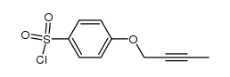 4-(2-丁炔-1-基氧基)苯磺酰氯 结构式