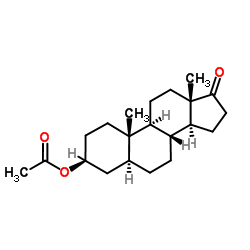 醋酸去氢表雄酮 结构式