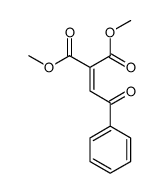 2-(2-氧代-2-苯基亚乙基)丙二酸 1,3-二甲酯 结构式