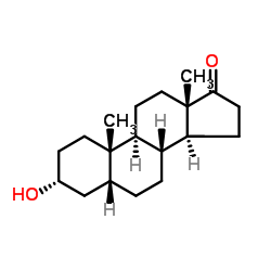 3a-羟基-5b-雄甾烷-17-酮 结构式