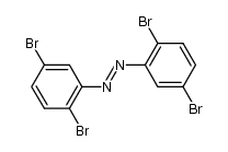 双(2,5-二溴苯基)二氮烯 结构式