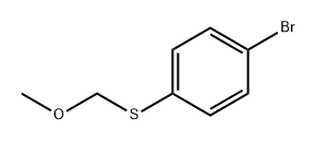 (4-溴苯基)(甲氧基甲基)硫烷 结构式