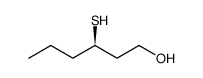 (3R)-3-巯基-1-己醇 结构式
