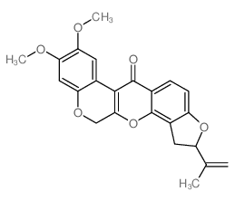 去氢鱼藤酮 结构式