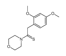 Ethanethione, 2-(2,4-dimethoxyphenyl)-1-(4-morpholinyl)- 结构式