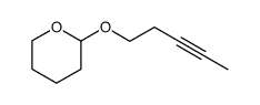 四氢-2-(3-戊炔-1-基氧基)-2H-吡喃 结构式