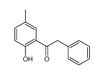 1-(2-羟基-5-甲基苯基)-2-苯基-1-乙酮 结构式