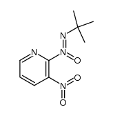 Pyridine, 2-[2-(1,1-dimethylethyl)-1-oxidodiazenyl]-3-nitro- 结构式