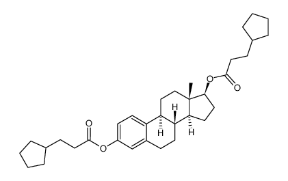 雌二醇二丙酸酯 结构式