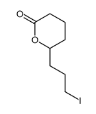 四氢-6-(3-碘丙基)-2H-吡喃-2-酮 结构式
