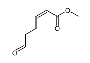 2-Hexenoic acid, 6-oxo-, methyl ester, (E)- 结构式