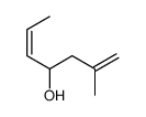 (E)-2-甲基-1,5-庚二烯-4-醇 结构式