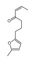 2-Hepten-4-one, 7-(5-methyl-2-furanyl)-, (E)- (9CI) 结构式