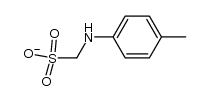 Methanesulfonic acid, 1-[(4-methylphenyl)amino]-, ion(1-) 结构式