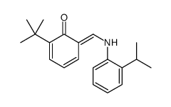 Phenol, 2-(1,1-dimethylethyl)-6-[[[2-(1-methylethyl)phenyl]imino]methyl]- 结构式