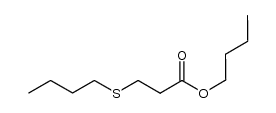 3-(丁硫基)丙酸丁酯 结构式