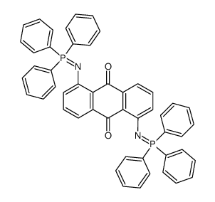 9,10-蒽二酮-1,5-二[(三苯基膦亚基)氨基] 结构式