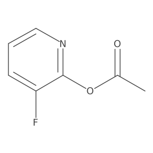 3-氟-2-吡啶醇-2-乙酸酯 结构式