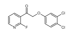 2-(3,4-二氯苯氧基)-1-(2-氟-3-吡啶基)乙酮 结构式